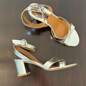 Margaux The City Sandal - Silver Mirror